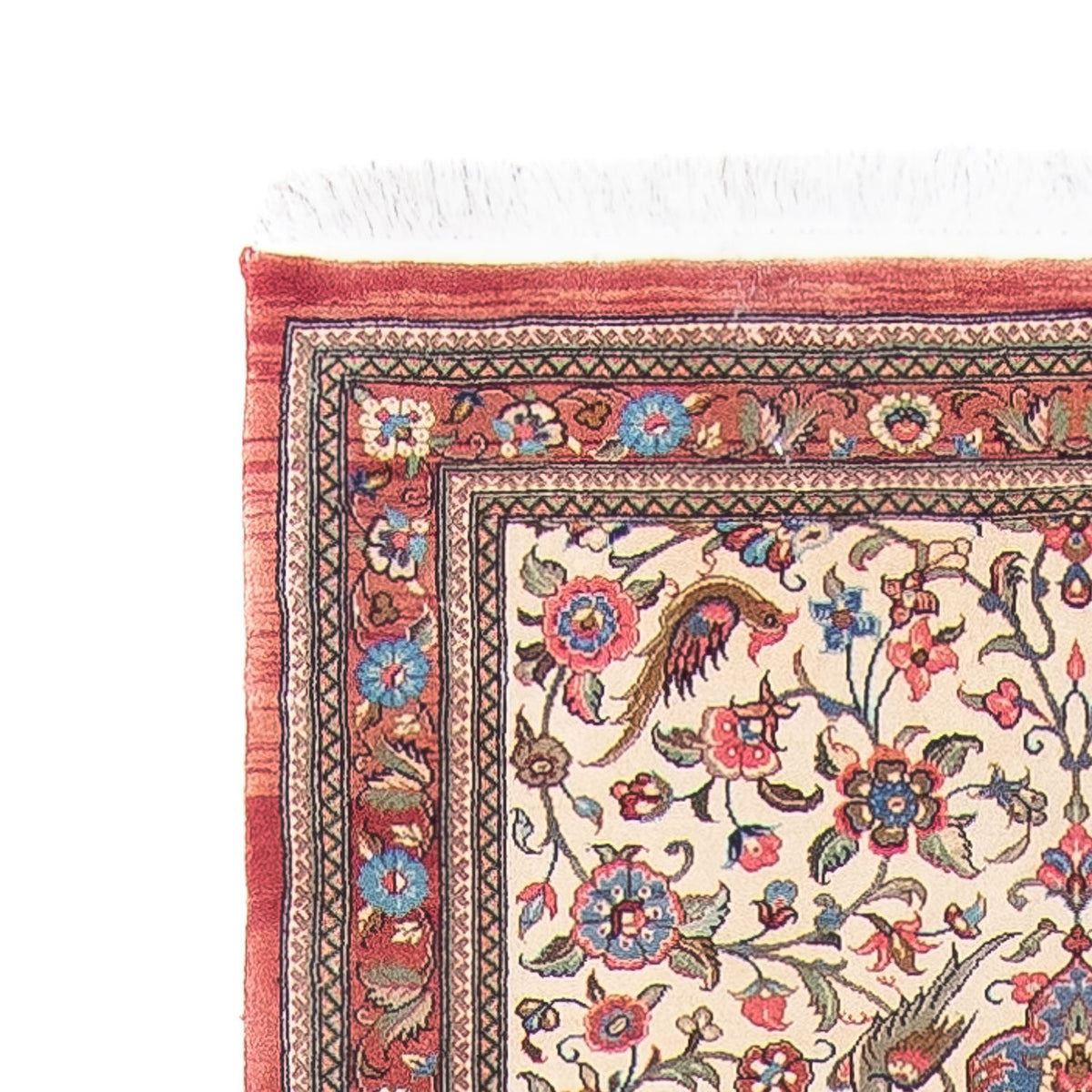 Täbriz Teppich 105x143cm - Perserteppich - beige
