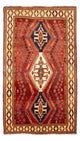 Ghashghai Teppich 152x270cm - Perserteppich - rot