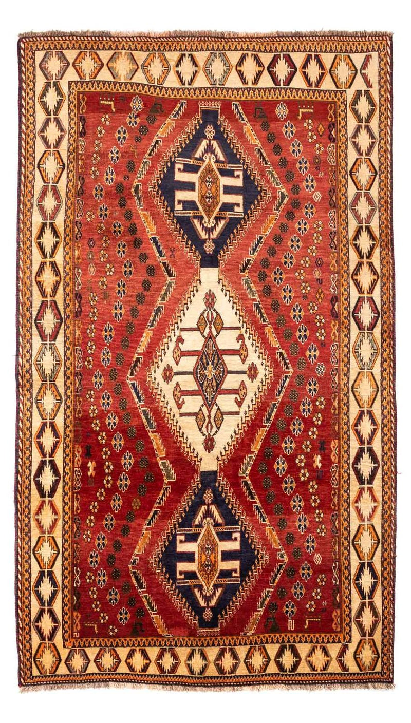 Ghashghai Teppich 152x270cm - Perserteppich - rot