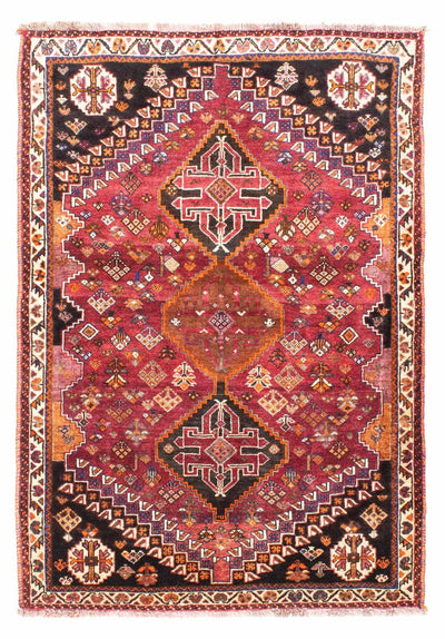 Ghashghai Teppich 109x160cm - Perserteppich - dunkelrot