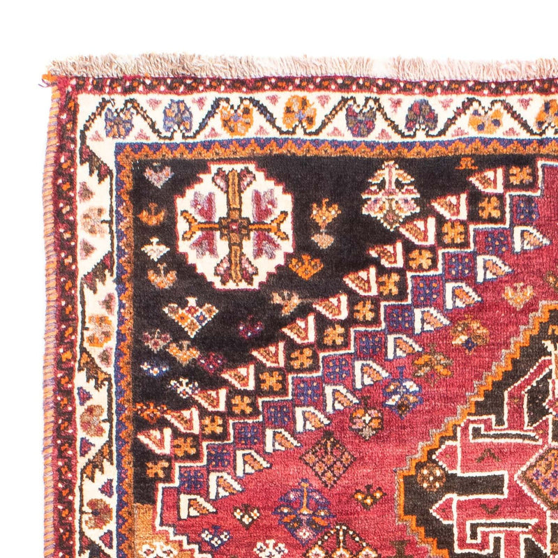 Ghashghai Teppich 109x160cm - Perserteppich - dunkelrot