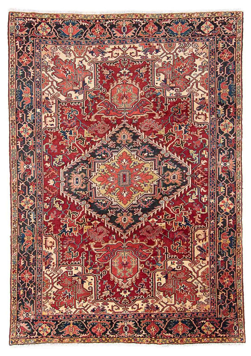 Heriz Teppich 232x328cm - Perserteppich - rot