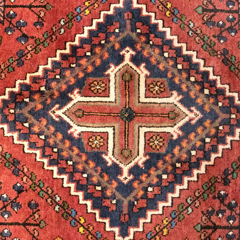 Abadeh Teppich 133x210cm - Perserteppich - rot