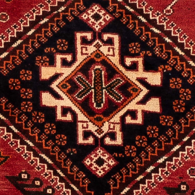 Ghashghai Teppich 168x244cm - Perserteppich - dunkelrot