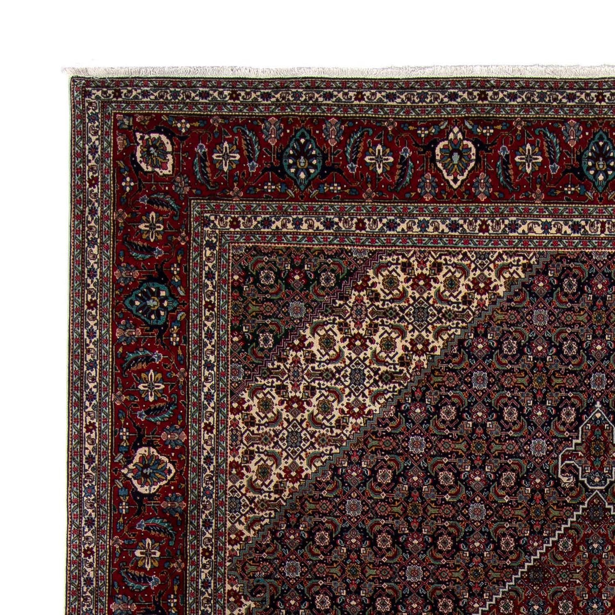 Täbriz - 40 Raj Teppich 243x340cm - Perserteppich - braun