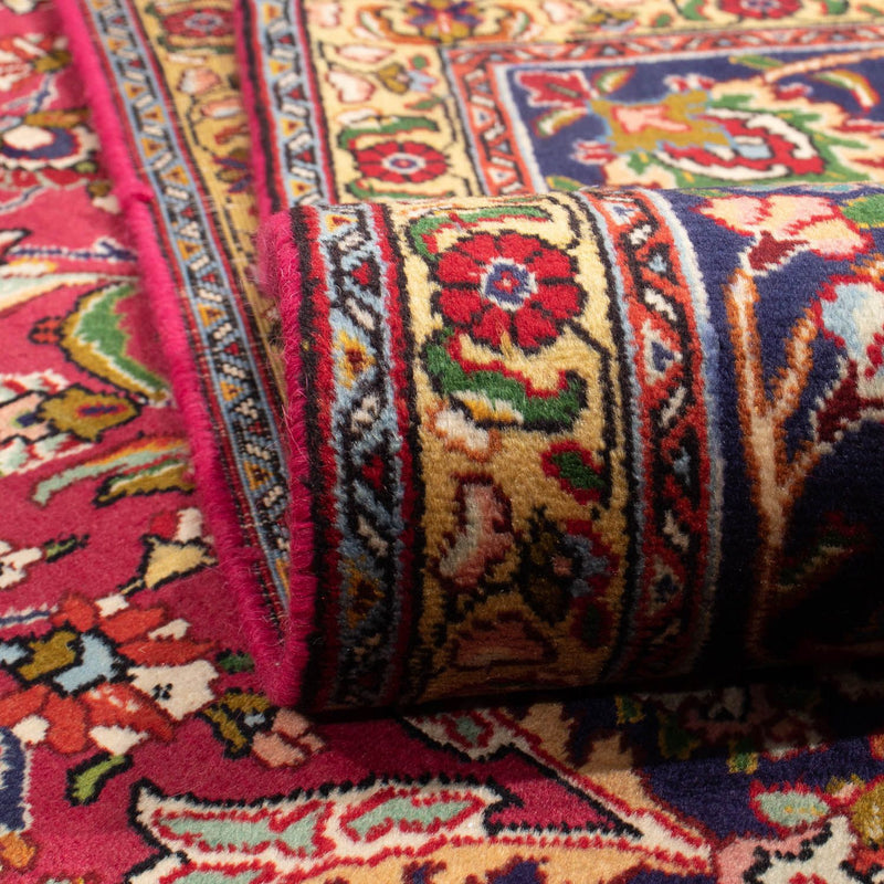 Täbriz - 40 Raj Teppich 245x366cm - Perserteppich - rot