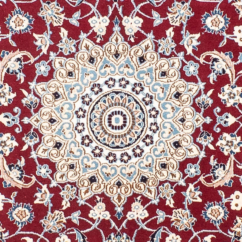 Nain - 9La Teppich 155x160cm - Perserteppich - dunkelrot