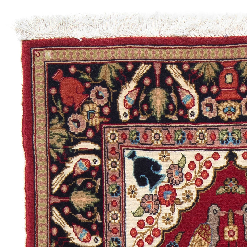 Sarough Teppich 55x80cm - Perserteppich - dunkelrot