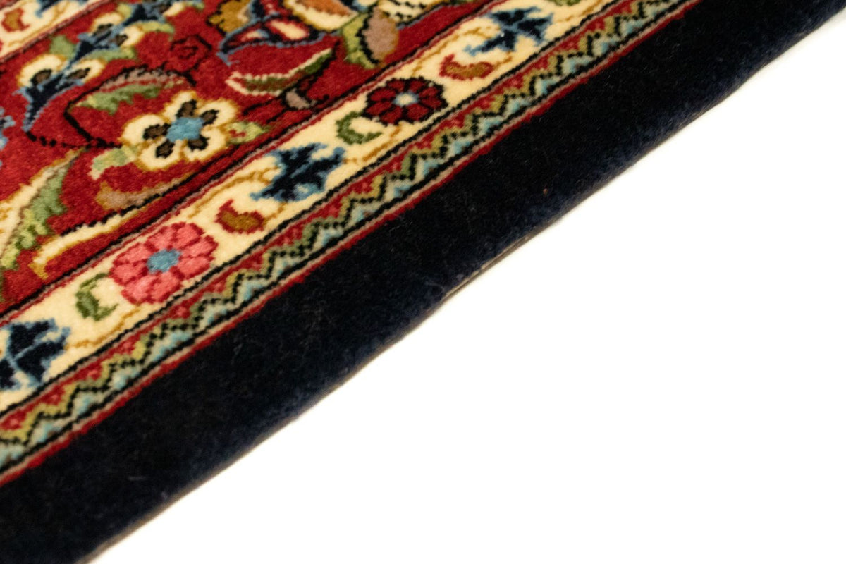Ghom Teppich 101x161cm - Perserteppich - schwarz
