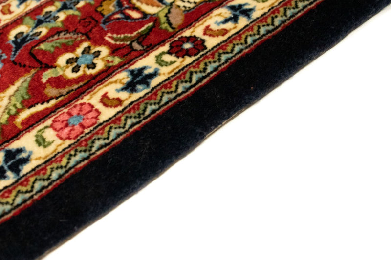 Ghom Teppich 101x161cm - Perserteppich - schwarz