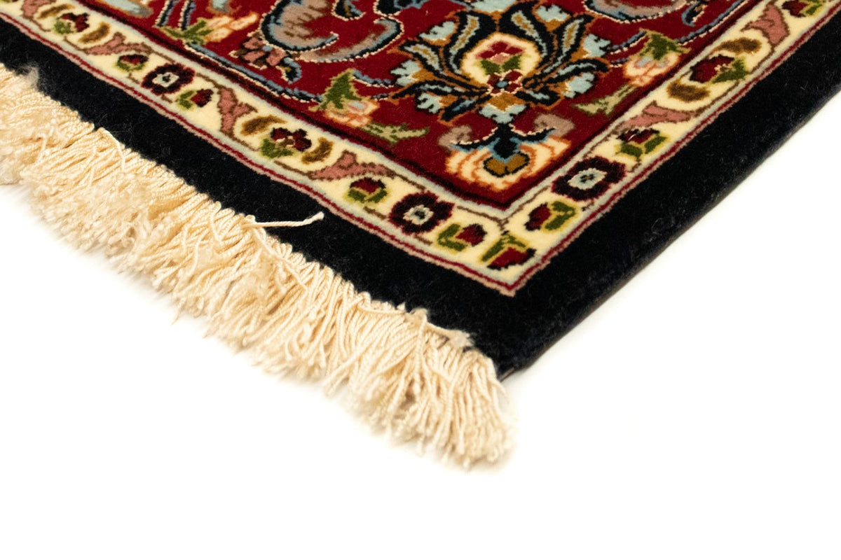 Ghom Teppich 101x149cm - Perserteppich - schwarz