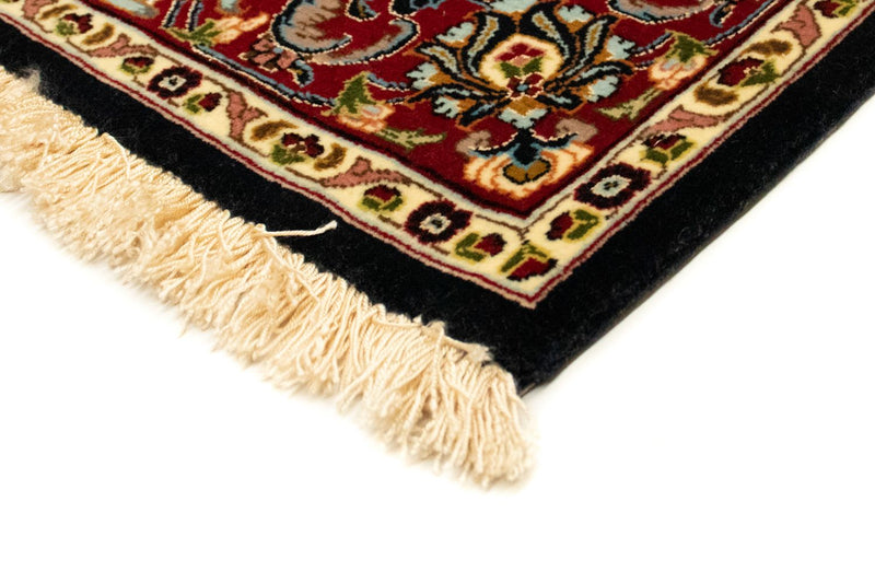 Ghom Teppich 101x149cm - Perserteppich - schwarz