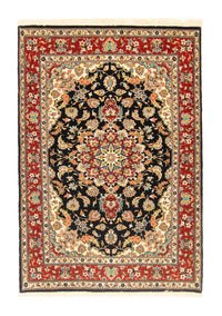 Ghom Teppich 101x147cm - Perserteppich - schwarz – product image