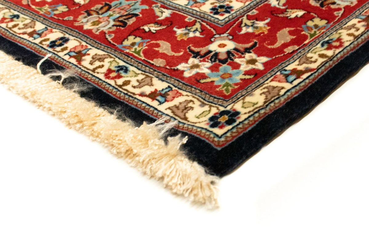 Ghom Teppich 101x147cm - Perserteppich - schwarz