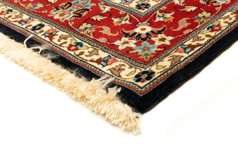 Ghom Teppich 101x147cm - Perserteppich - schwarz