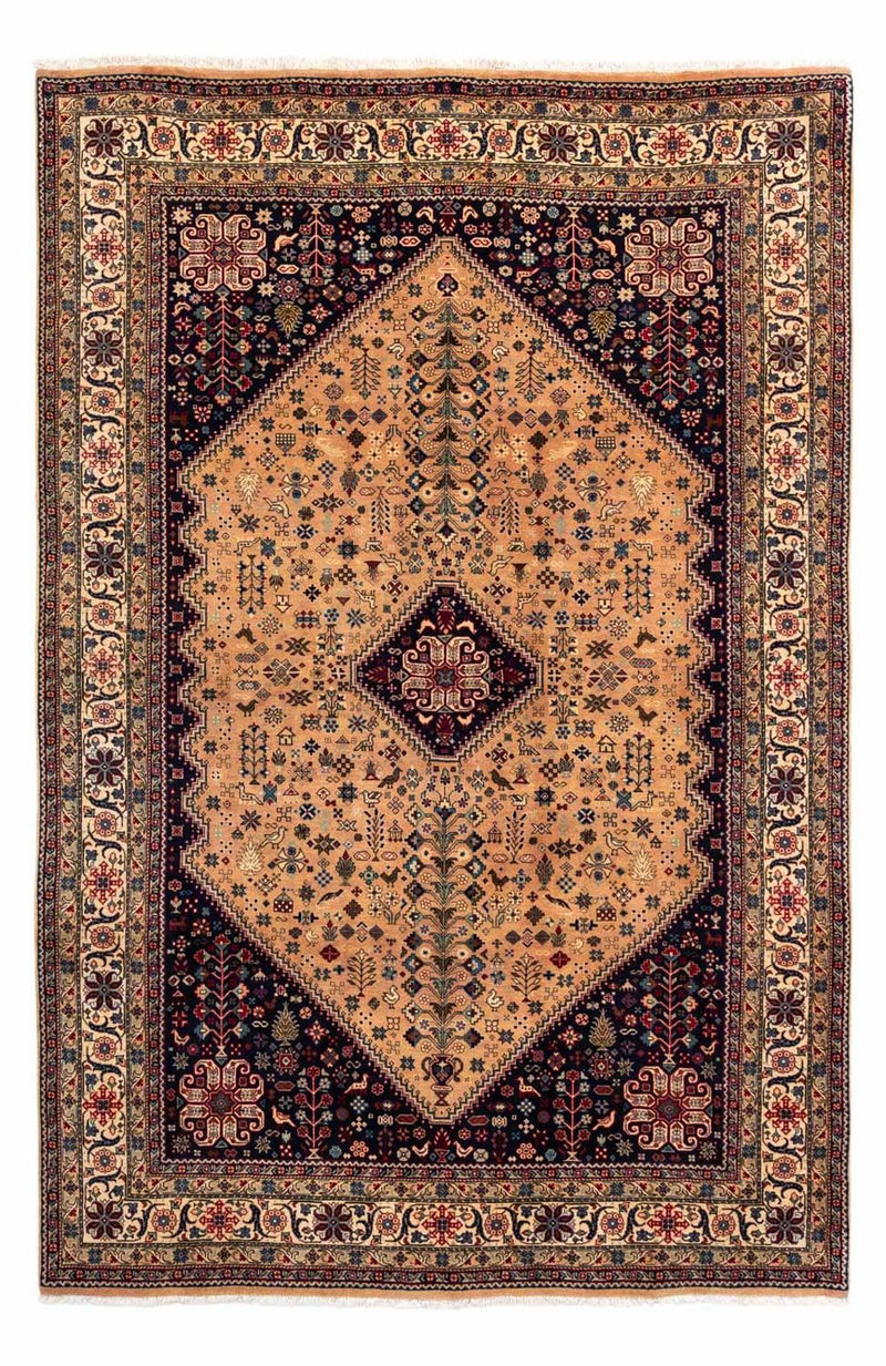 Abadeh Teppich 202x303cm - Perserteppich - braun
