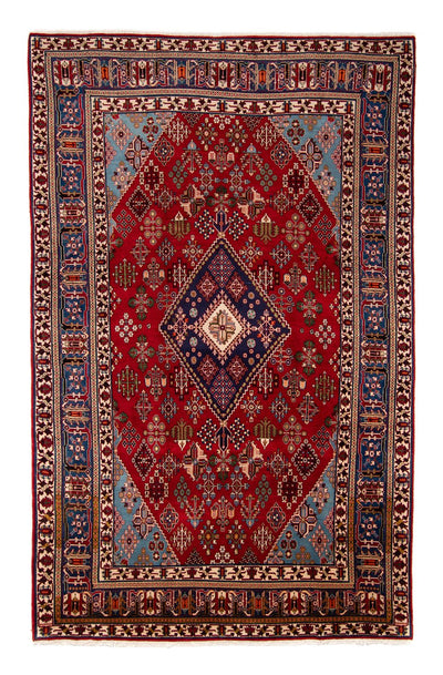 Abadeh Teppich 240x357cm - Perserteppich - dunkelrot