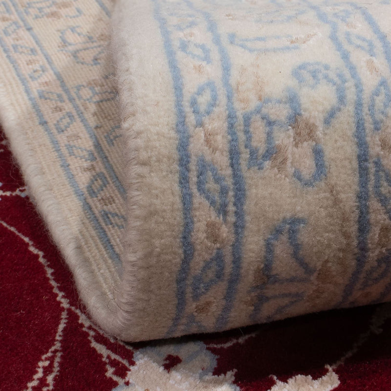 Nain Teppich 200x308cm - Perserteppich - dunkelrot