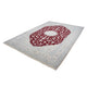 Nain Teppich 198x289cm - Perserteppich - dunkelrot