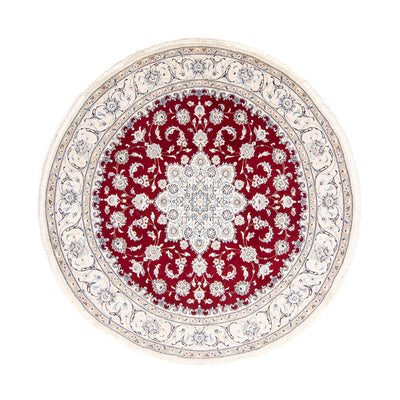 Nain Teppich 245x245cm - Perserteppich - dunkelrot