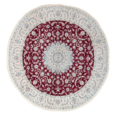 Nain Teppich 295x295cm - Perserteppich - dunkelrot