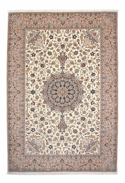Täbriz - 50 Raj Teppich 202x306cm - Perserteppich - beige