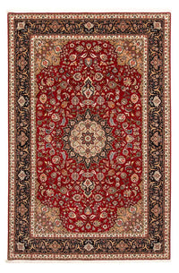 Täbriz - 50 Raj Teppich 206x316cm - Perserteppich - dunkelrot – product image