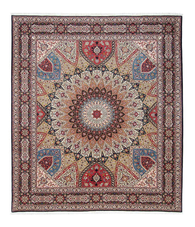 Täbriz - 50 Raj Teppich 258x305cm - Perserteppich - mehrfarbig