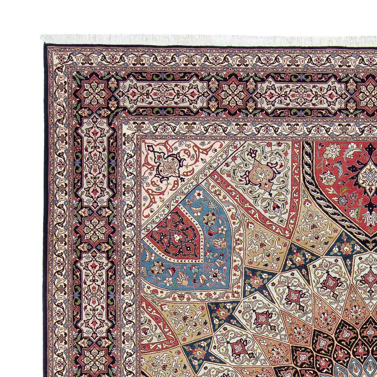 Täbriz - 50 Raj Teppich 258x305cm - Perserteppich - mehrfarbig