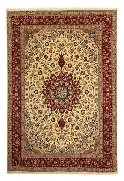 Täbriz - 50 Raj Teppich 253x355cm - Perserteppich - beige