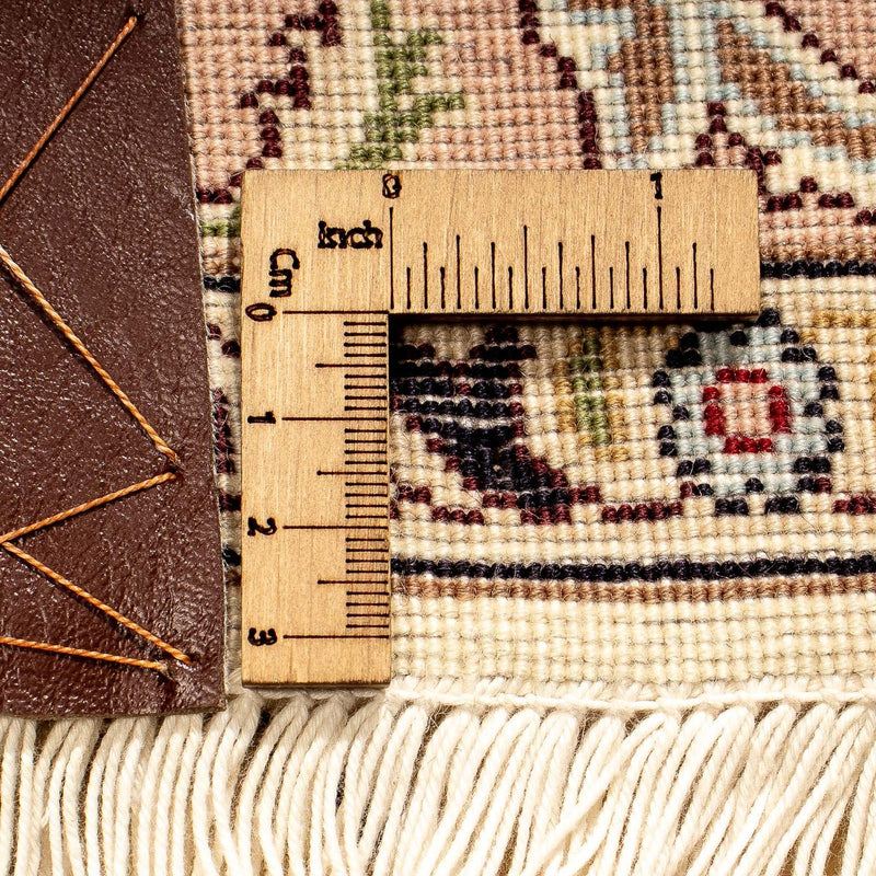Täbriz - 50 Raj Teppich 253x355cm - Perserteppich - beige