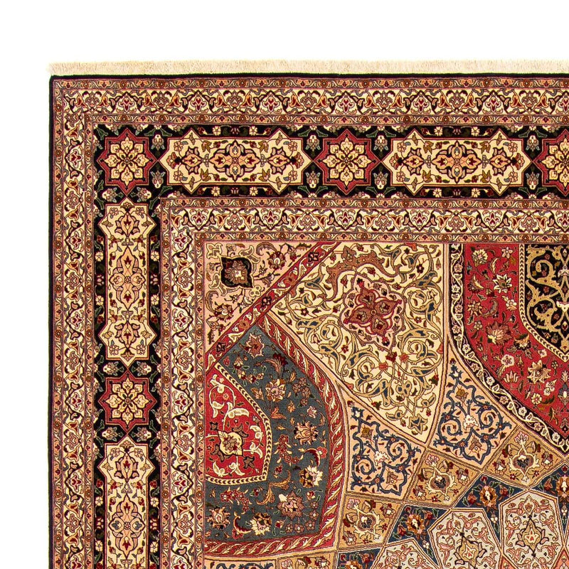 Täbriz - 50 Raj Teppich 298x398cm - Perserteppich - mehrfarbig