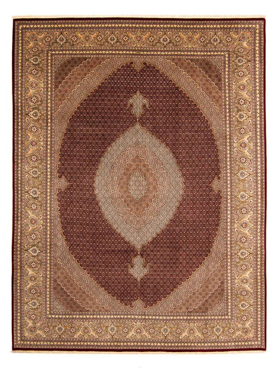 Täbriz Teppich 300x403cm - Perserteppich - dunkelrot