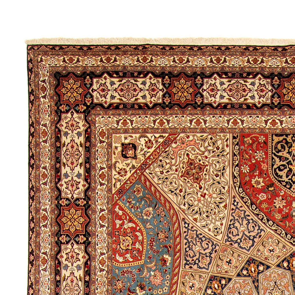 Täbriz - 50 Raj Teppich 303x420cm - Perserteppich - mehrfarbig