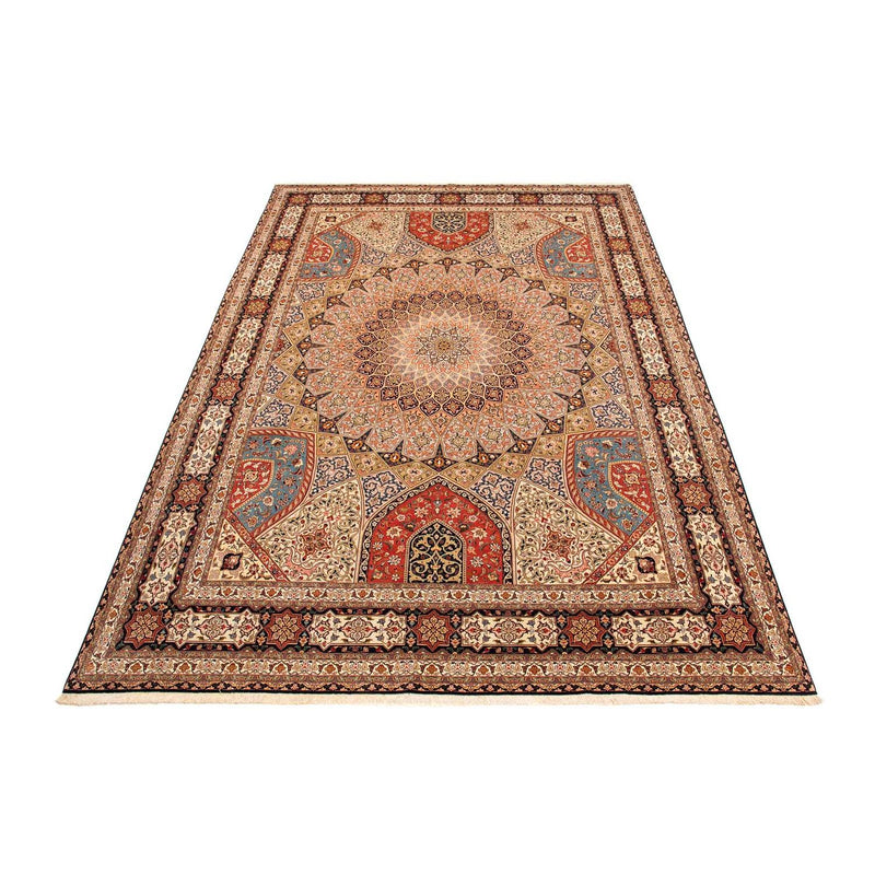 Täbriz - 50 Raj Teppich 303x420cm - Perserteppich - mehrfarbig