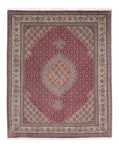 Täbriz Teppich 155x192cm - Perserteppich - hellrot