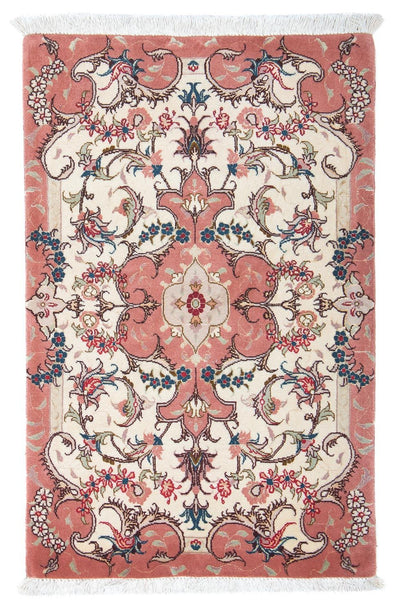 Täbriz - 50 Raj Teppich 60x90cm - Perserteppich - beige