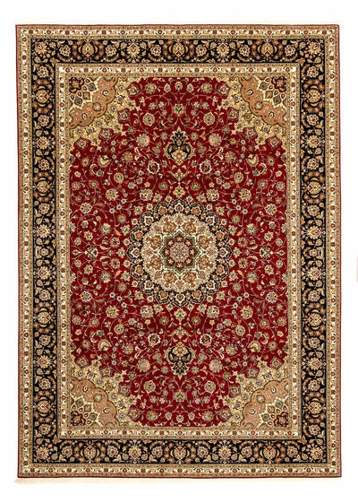 Täbriz - 50 Raj Teppich 252x354cm - Perserteppich - dunkelrot