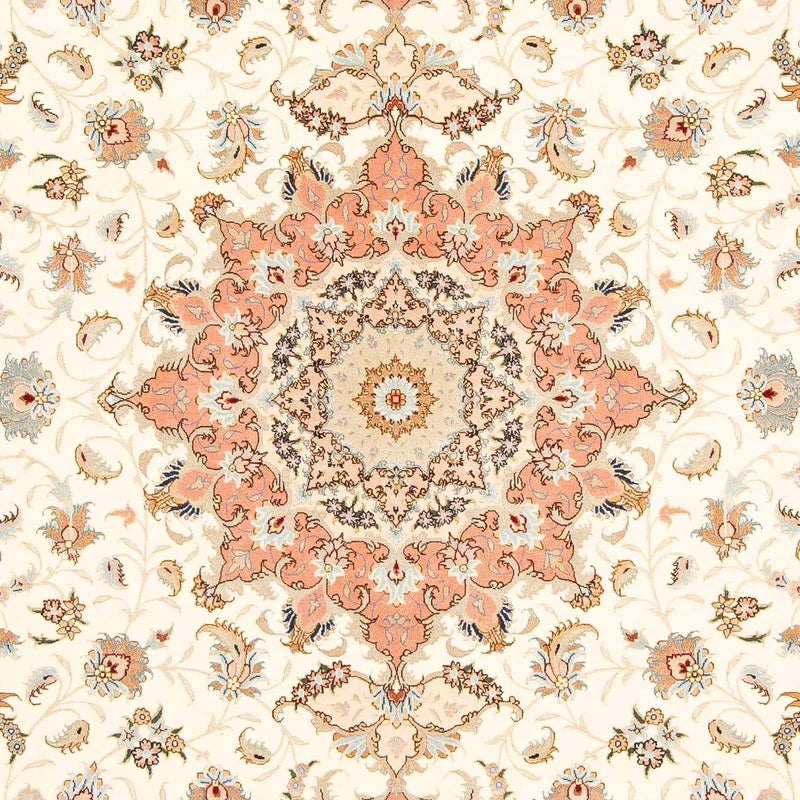 Täbriz - 50 Raj Teppich 197x300cm - Perserteppich - beige