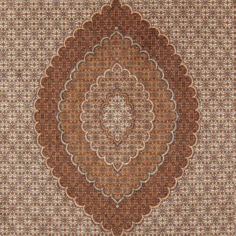 Täbriz Teppich 249x360cm - Perserteppich - hellbraun