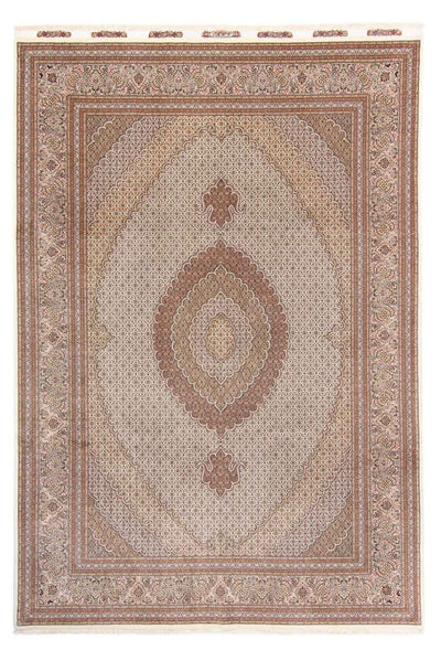 Täbriz Teppich 252x362cm - Perserteppich - hellbraun