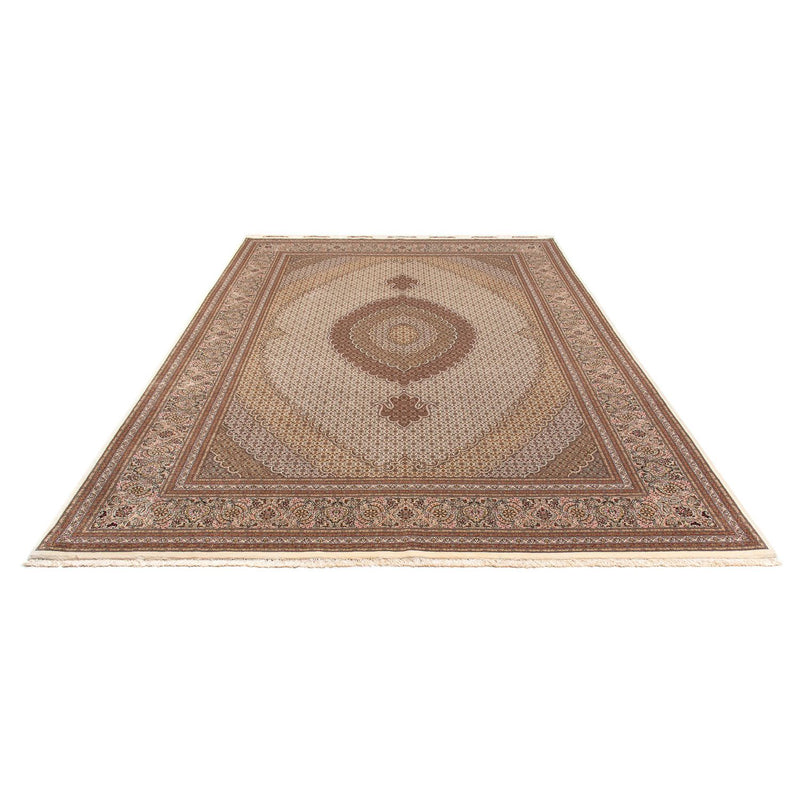 Täbriz Teppich 252x362cm - Perserteppich - hellbraun
