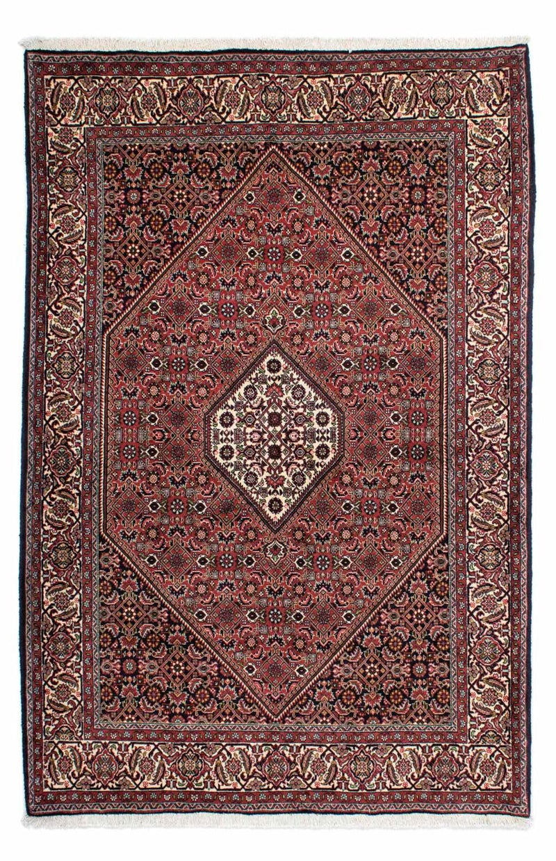 Bidjar - Zanjan Teppich 140x215cm - Perserteppich - rot