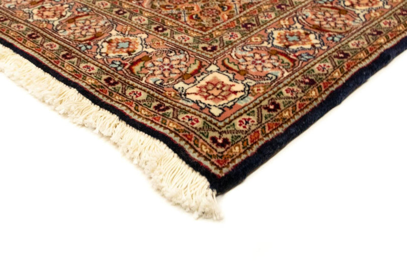 Täbriz - 50 Raj Teppich 101x145cm - Perserteppich - schwarz