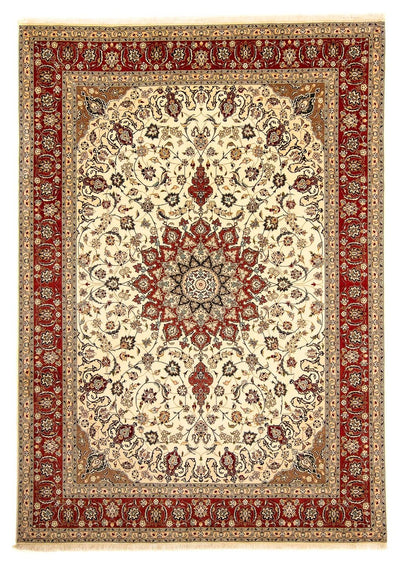 Täbriz - 50 Raj Teppich 255x340cm - Perserteppich - beige