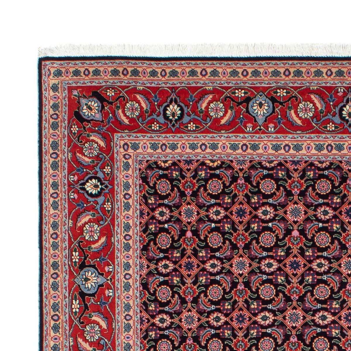 Täbriz Teppich 151x202cm - Perserteppich - rot