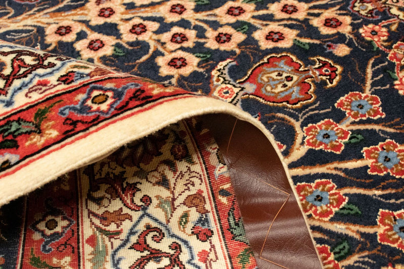 Isfahan Teppich 103x155cm - Perserteppich - schwarz