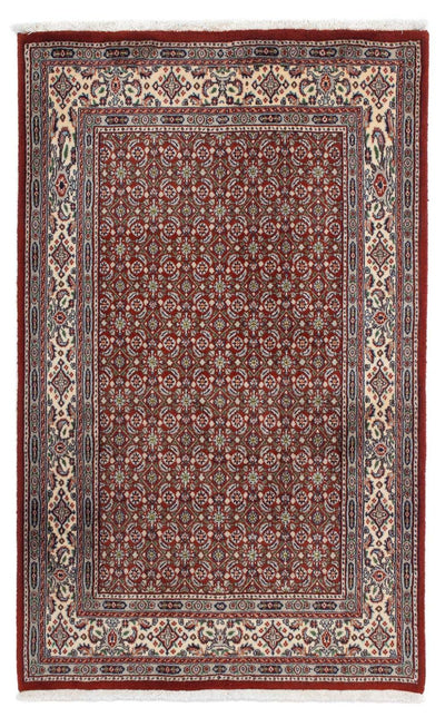Moud Teppich 92x147cm - Perserteppich - dunkelrot