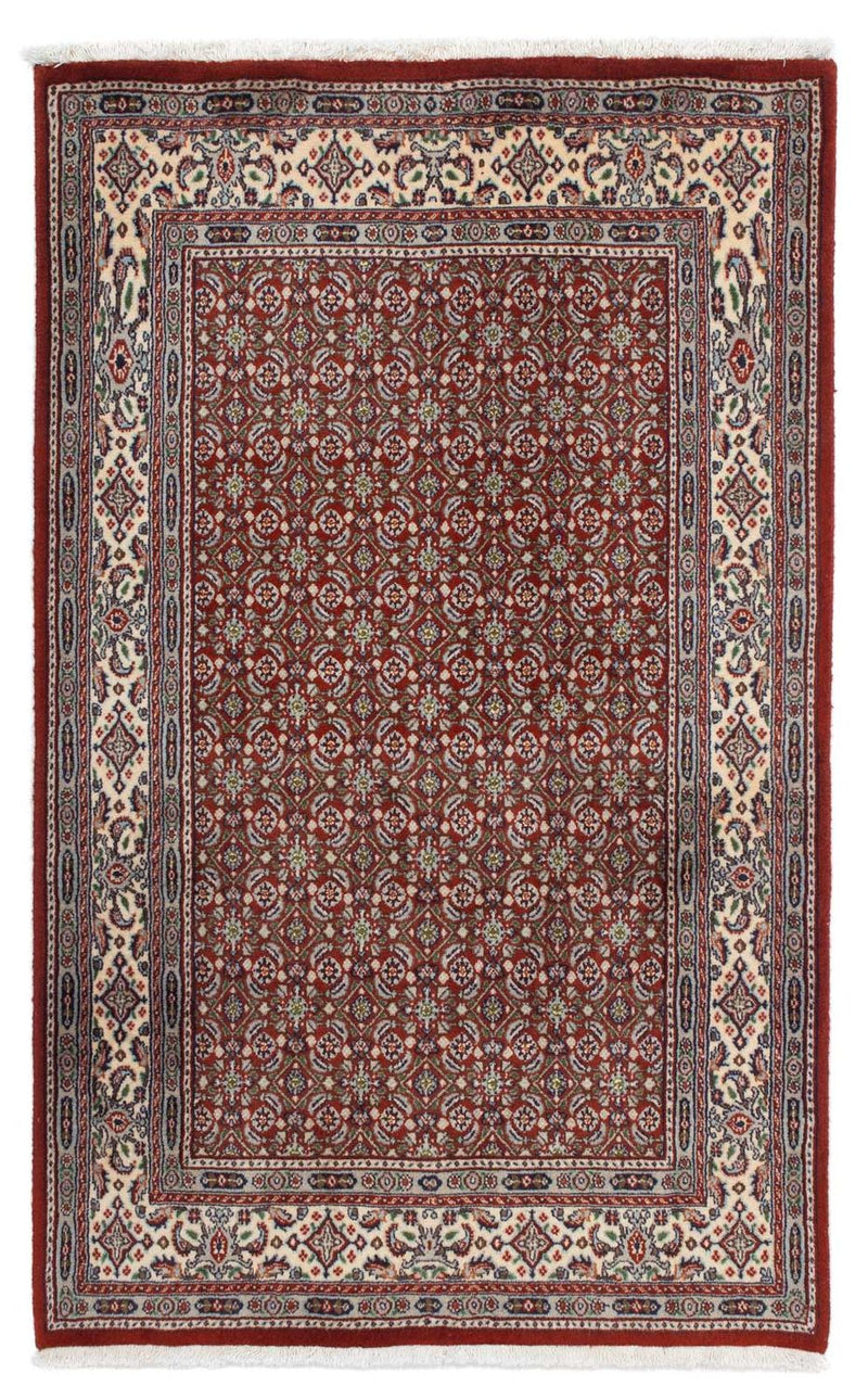 Moud Teppich 92x147cm - Perserteppich - dunkelrot
