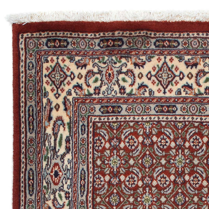 Moud Teppich 92x147cm - Perserteppich - dunkelrot